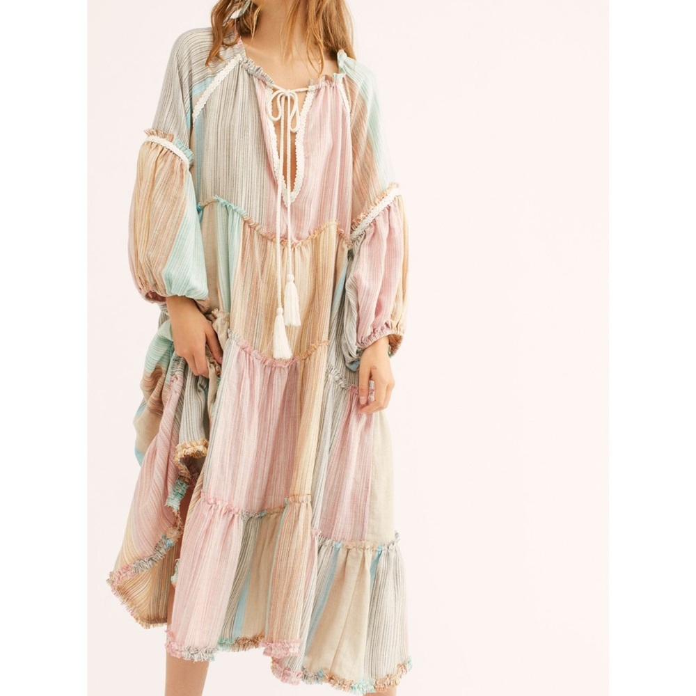 Free People Colorful Dress